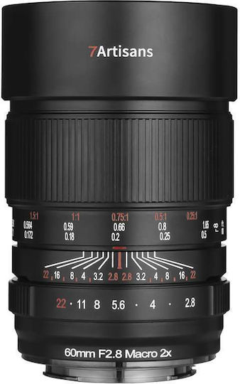 7artisans Full Frame Φωτογραφικός Φακός Photoelectric 60mm f/2.8 Macro 2x Macro για Nikon Z Mount Μαύρος