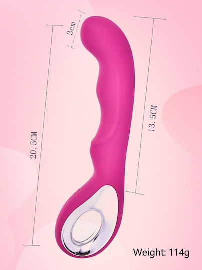 Vibrating Dildo Pink 20cm G-spot
