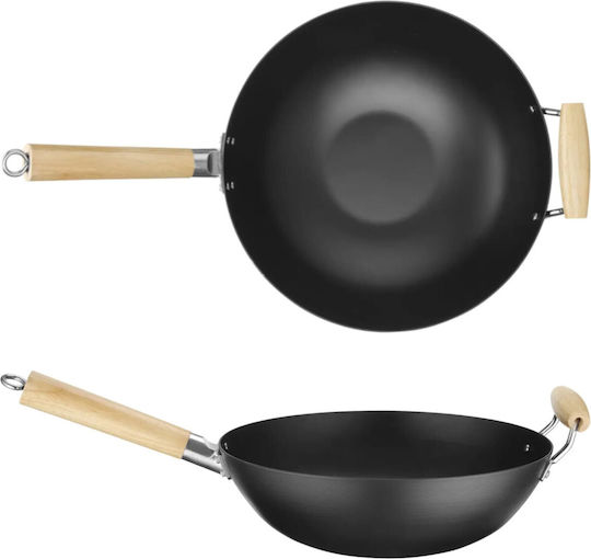 Hendi Wok από Ανθρακούχο Χάλυβα 32.4cm