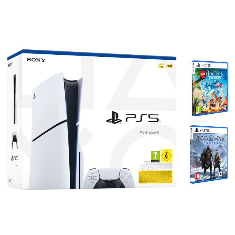 Sony PlayStation 5 1TB & Lego Horizon Adventures + God Of War