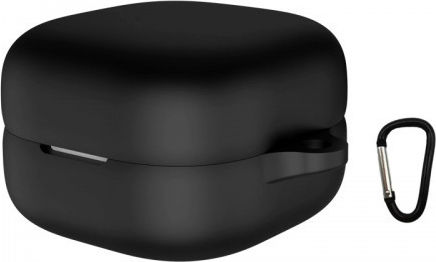 Thd Case Silicone with Hook in Black color for Sony LinkBuds