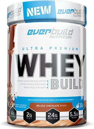 Everbuild Nutriton Ultra Premium Протеин Суроватъчен с Вкус Шоколадов крем с лешници 454гр