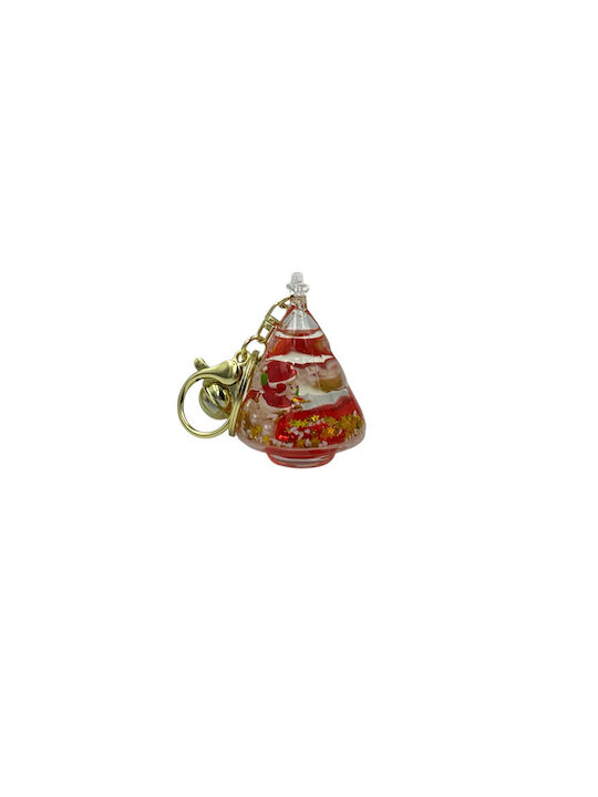 Christmas Keychain Water Plastic