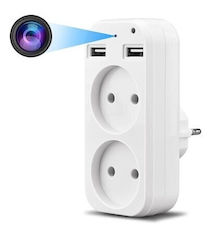 Spy Camera WiFi Socket 1080p