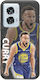 NBA-Stars Stephen Curry Motorola Edge 50 Fusion 5G Schwarzes TPU Schwarzes Silikon
