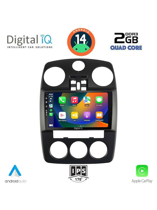 Digital IQ Car Audio System Chrysler PT Cruiser 2005-2010 (Bluetooth/USB/AUX/WiFi/GPS/Apple-Carplay/Android-Auto) with Touch Screen 9"