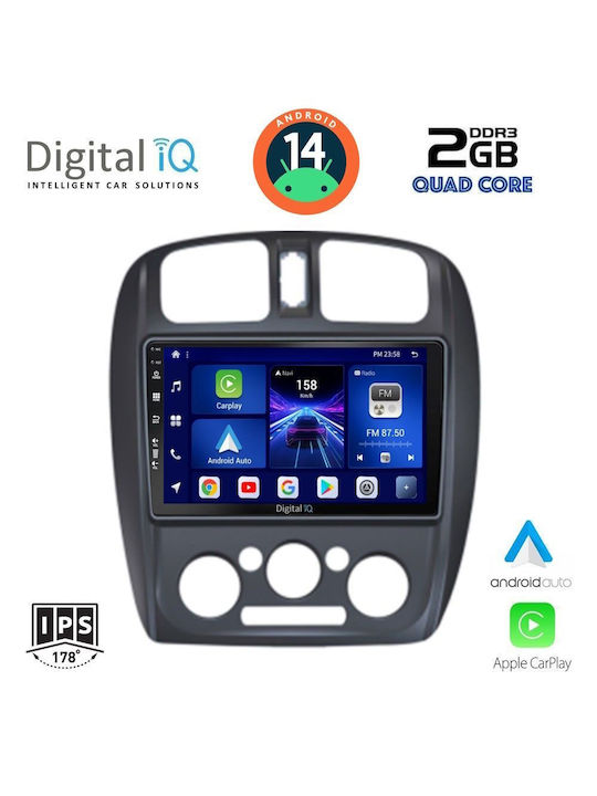 Digital IQ Car Audio System for Mazda 323 1998-2004 (Bluetooth/USB/AUX/WiFi/GPS/Apple-Carplay/Android-Auto) with Touch Screen 9"