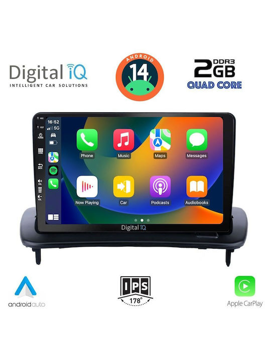 Digital IQ Ηχοσύστημα Αυτοκινήτου για Volvo C30 / S40 2004-2013 (Bluetooth/USB/AUX/WiFi/GPS/Apple-Carplay/Android-Auto) με Οθόνη Αφής 9"