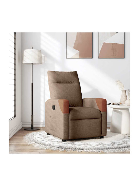 Relax Armchair with Footstool Coffee 50x54x100cm