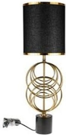 Zen Collection Πορτατίφ με Χρυσό Καπέλο και Μαύρη Βάση