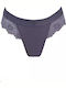 Hochtailliert Damen Boxer Nahtlos mit Spitze Purple