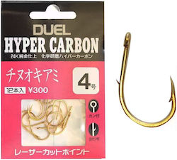 Duel Hyper Carbon Hooks Gold #3 Duel Hyper Carbon Hooks Gold #3