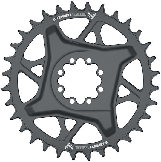 Sram Gx D1 T-type Chainring 32t Direct Mount 3mm Offset Eagle Dark Polar Grey
