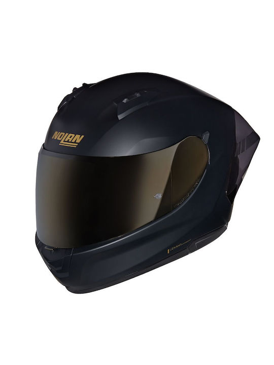 Nolan N60-6 Sport Aureo Matt Black/Gold Κράνος Μηχανής Full Face ECE 22.06 με Pinlock και Sunvisor