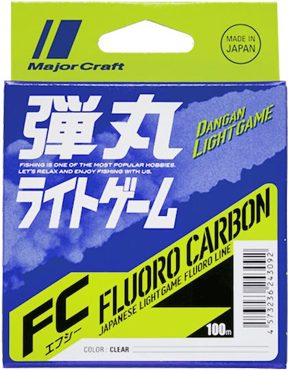 Majorcraft Αόρατη Πετονιά Dangan Flurocarbon 100m #0.4pe 0.104mm 0.86kg 100m