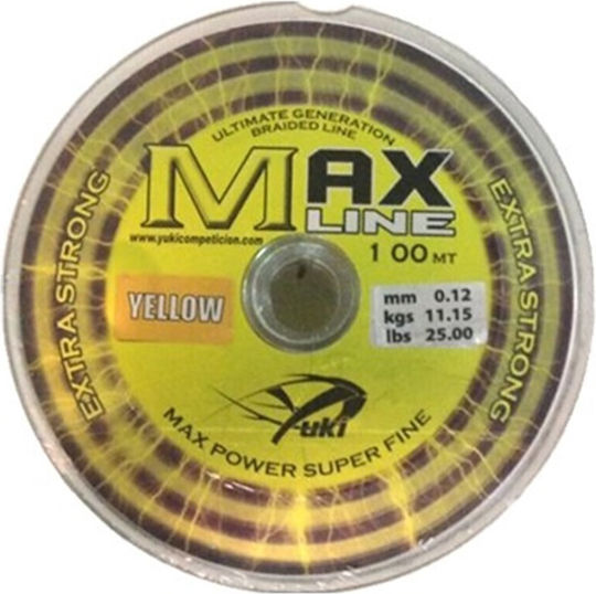 Yuki Maxline Yellow #0.60mm 75.45kg 100m
