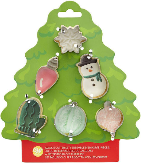 Wilton Christmas Cookie Cutter Set 6pcs