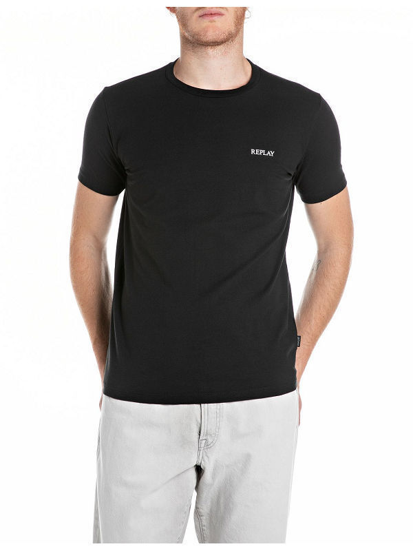 Replay T-shirt Black M3038.000.23352P-098 | Skroutz.mt