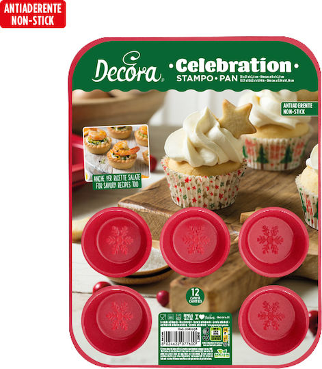 Decora Formă de Patiserie pentru Cupcakes/Muffins 39.5x27x2.4buc 1buc