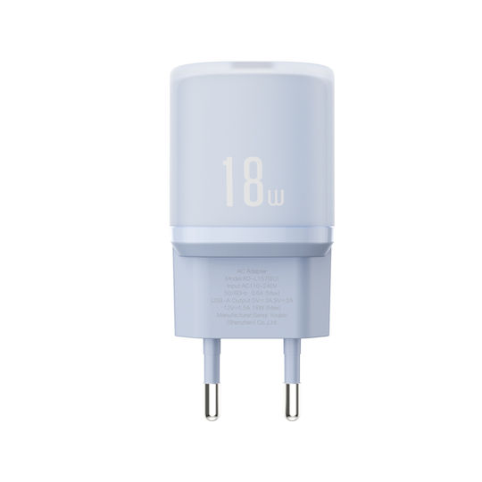 XO Φορτιστής Χωρίς Καλώδιο με Θύρα USB-A 18W Quick Charge 3.0 Μπλε (L157)