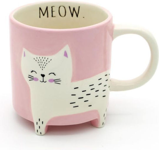 Winkee Mug Ceramic Pink 500ml