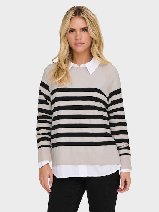 Only Women's Sweater Striped Black