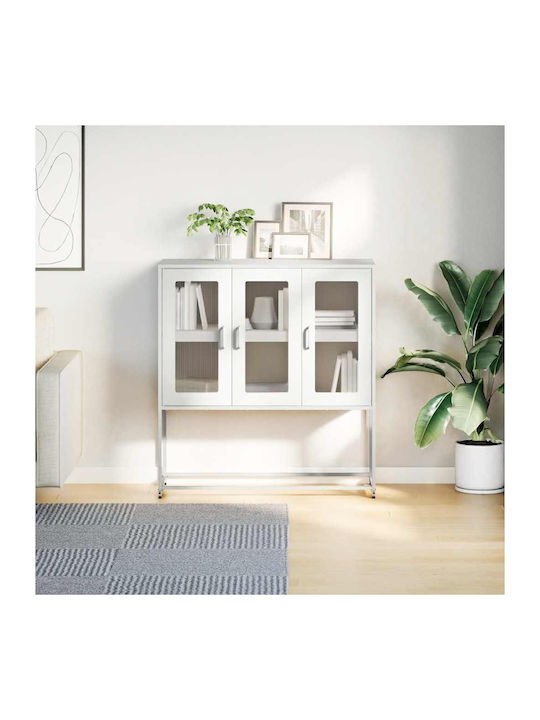 Мебели за съхранение от метал Olive Green 100.5x39x107см