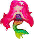 33" Mermaid Balloon Fuchsia Hair