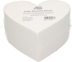 Funcakes Styrofoam Heart 15cm X 7cm