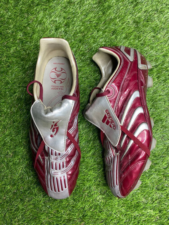 adidas David Beckham Predator Absolion Fußballschuhe mit Stollen Silber