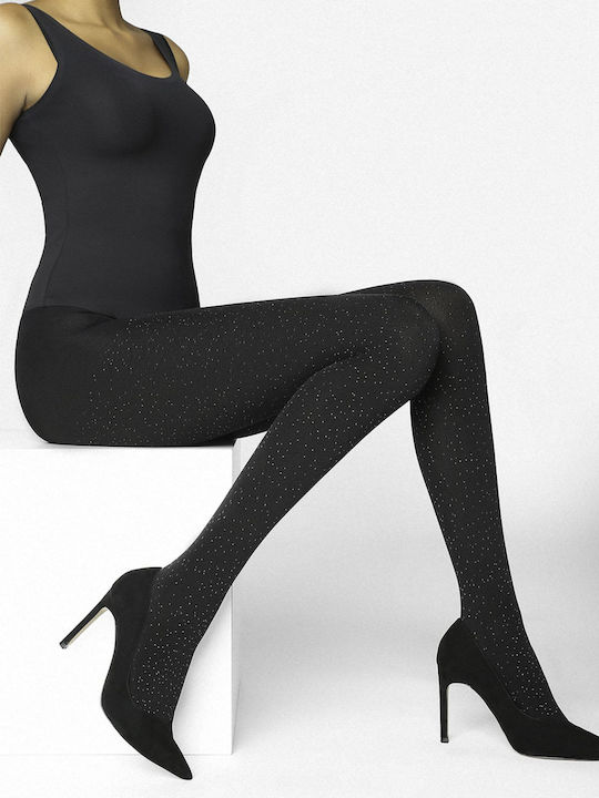 Ciorapi dama 100 Den Negru Print