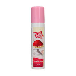 Funcakes Metallic Red Spray 100ml