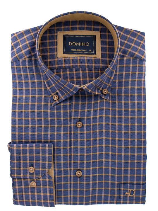 Domino Shirt Blue