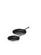 Tefal Daily Cook Σετ Τηγάνια από Αλουμίνιο Silver με Αντικολλητική Επίστρωση 2τμχ