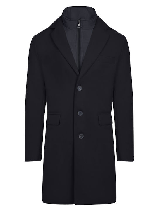 Prince Oliver Men's Half Coat Black