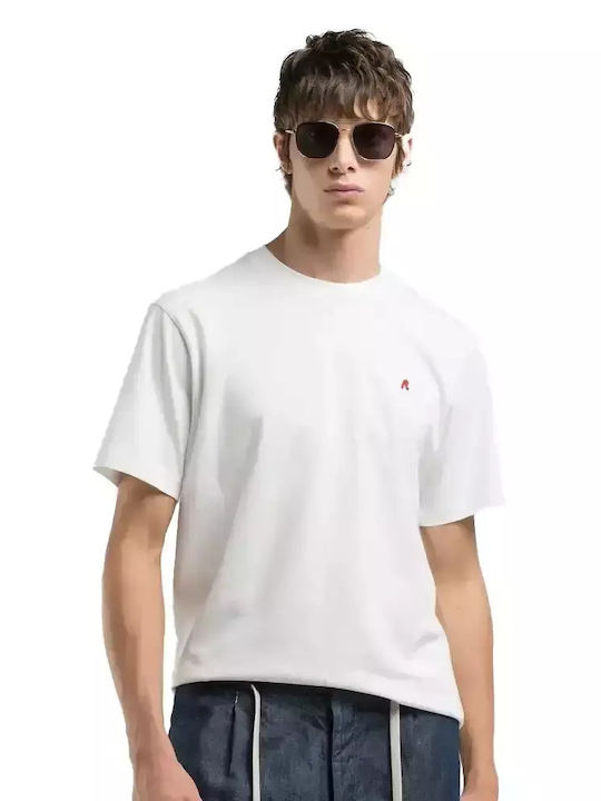 Replay T-shirt Λευκό
