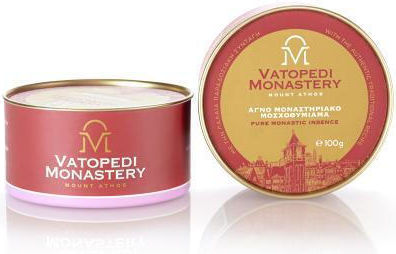 Pure Incense of Mount Athos Old Traditional Recipe 100g Authentic Product of Vatopedi Monastery Holy Great Monastery Vatopedi 28147 Athonite Blossoms