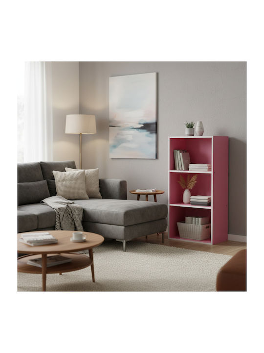 Shelf Wall Cubicon Pink-white 38.5x23.5x80cm