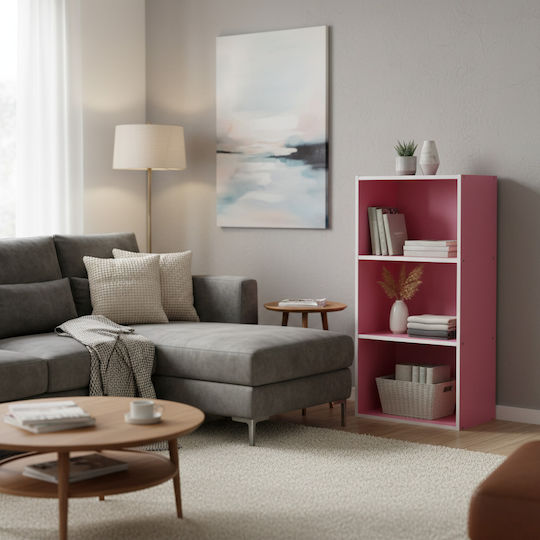 Рафт Стенен Cubicon Pink-white 38.5x23.5x80см.