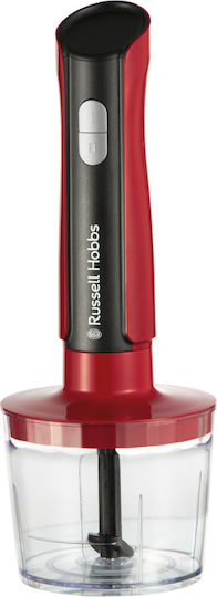 Russell Hobbs Desire Ръчен Блендер с Аноскидотна Пръчка 500W Червен