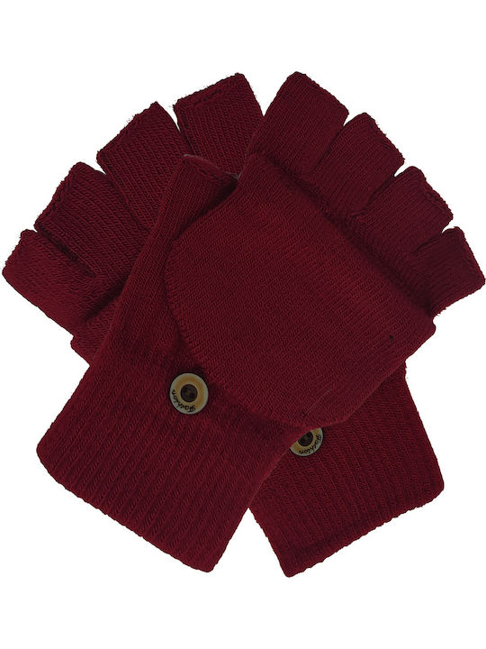 Rot Gestrickt Handschuhe