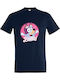 Tricou pentru copii French Navy Bluey Ft Barbie