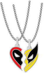Necklace Deadpool Wolverine Marvel Set Yellow Red Large Size Deadpool Wolverine Marvel Necklace Set Yellow Red Large Size Molfs