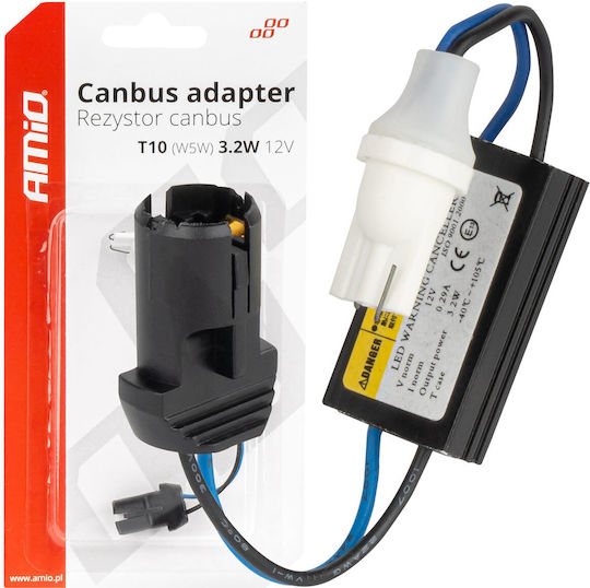 AMiO CAN-Bus-Fehleranzeige-Deaktivator für Autos für Lampe T10 3.2W 12V 1Stück
