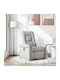 Relax Armchair Massage Cloud Grey 77x91.5x96cm