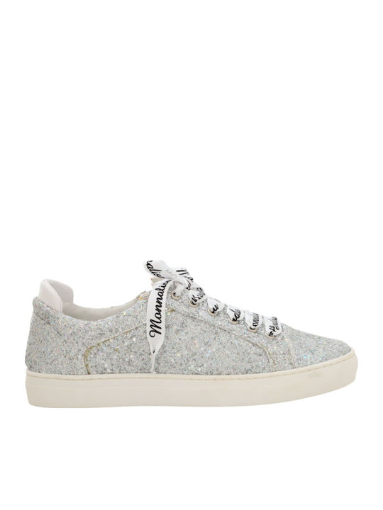 Monnalisa Kinder Sneakers Silber