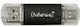 Intenso Twist Line 32GB USB 2.0 Stick with connection USB-A & USB-C Gray