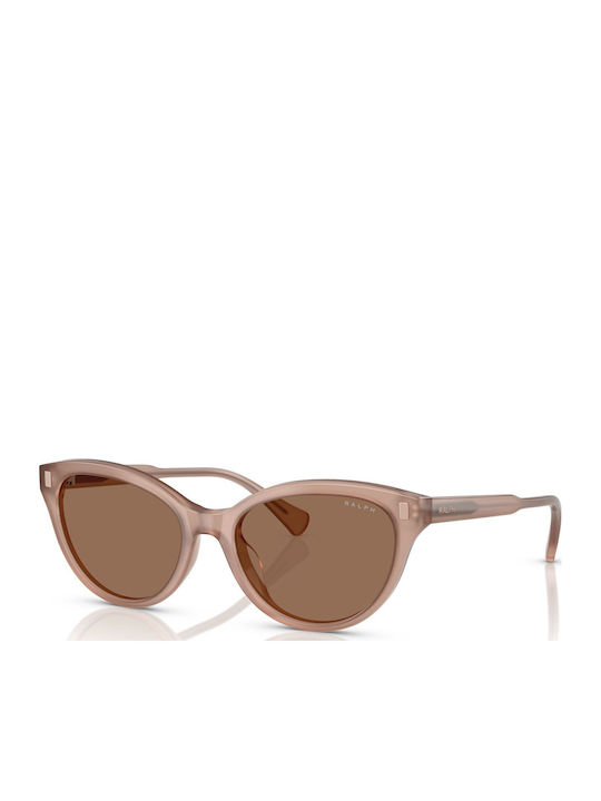 Ralph Lauren Damen Sonnenbrille mit Rosa Kunststoff Gestell und Braun Linse RA 5326U 6114/73