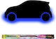 Exterior Decorative Car Lighting Red Color
