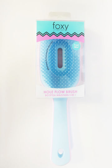 Foxy Brush Hair for Detangling Light Blue